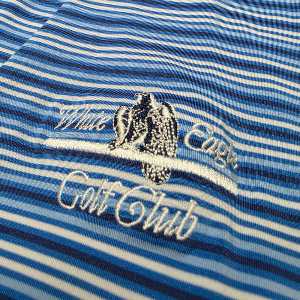 Peter Millar Golf White Eagle Golf Club Naperville Summer Comfort Polo Shirt XL - Picture 5 of 9